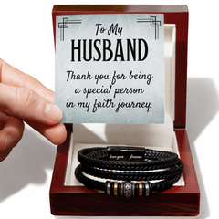 Being Special - Mens Leather Bracelet
